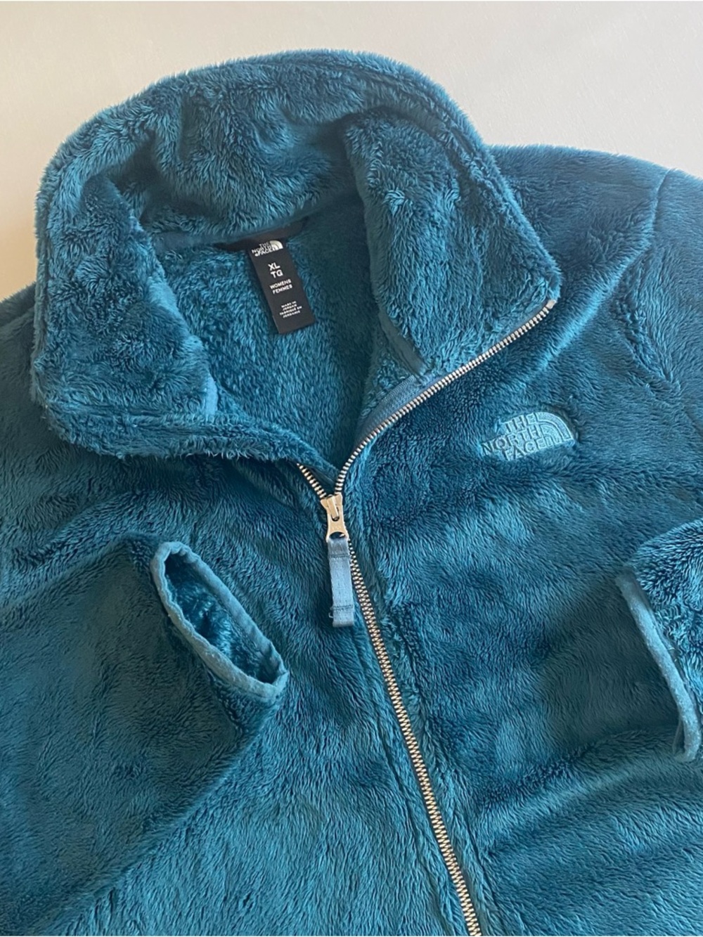 The North Face Osito Jacket Women XL Hiking Full Zip Soft High Pile Fleece